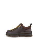 ECCO® Track 30 chaussure imperméable en cuir pour homme - Brun - Outside