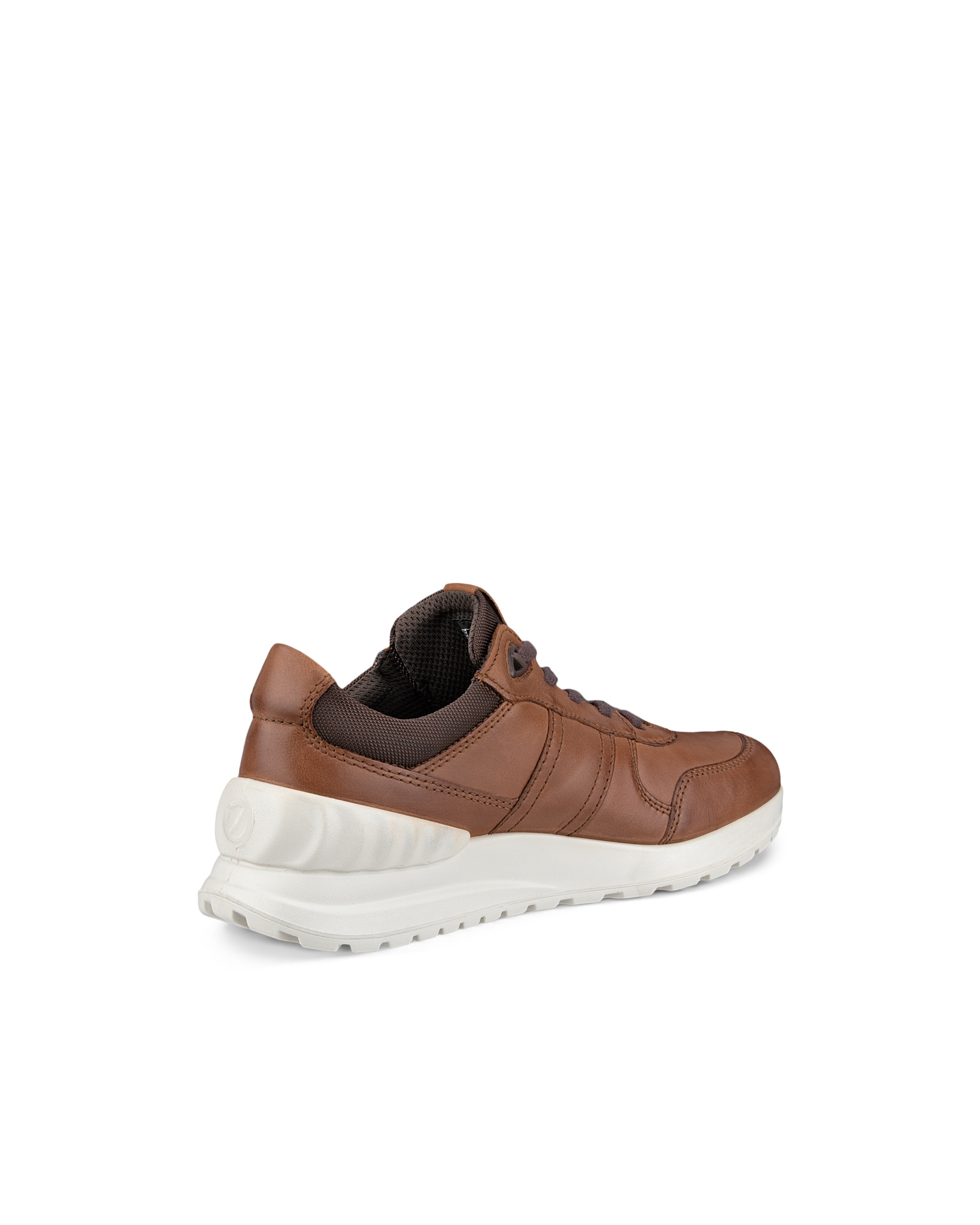 Men's ECCO® Astir Lite Leather Sneaker - Brown - Back