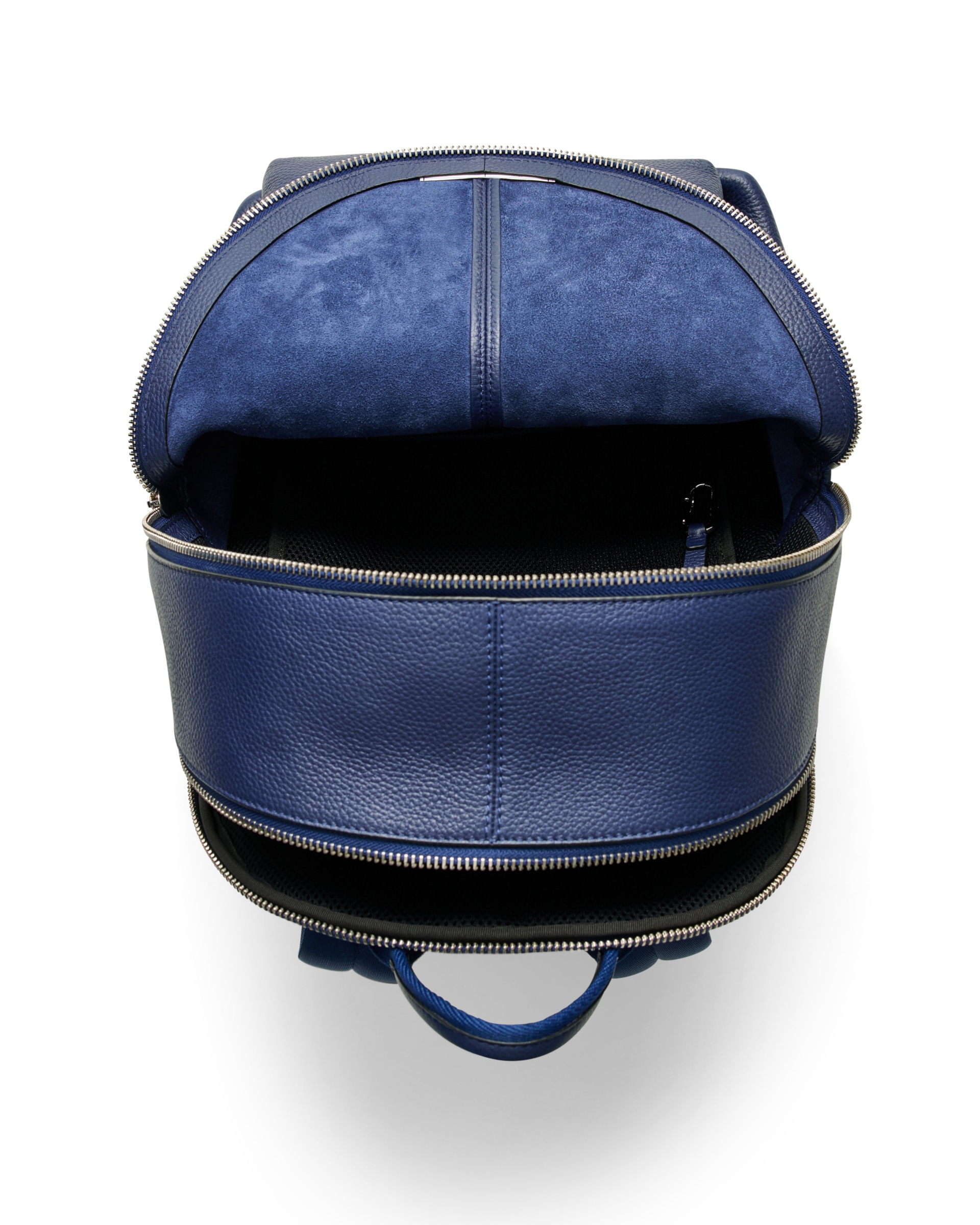 ECCO Round Pack L Soft Pebbled Leather - Azul - Birdeye