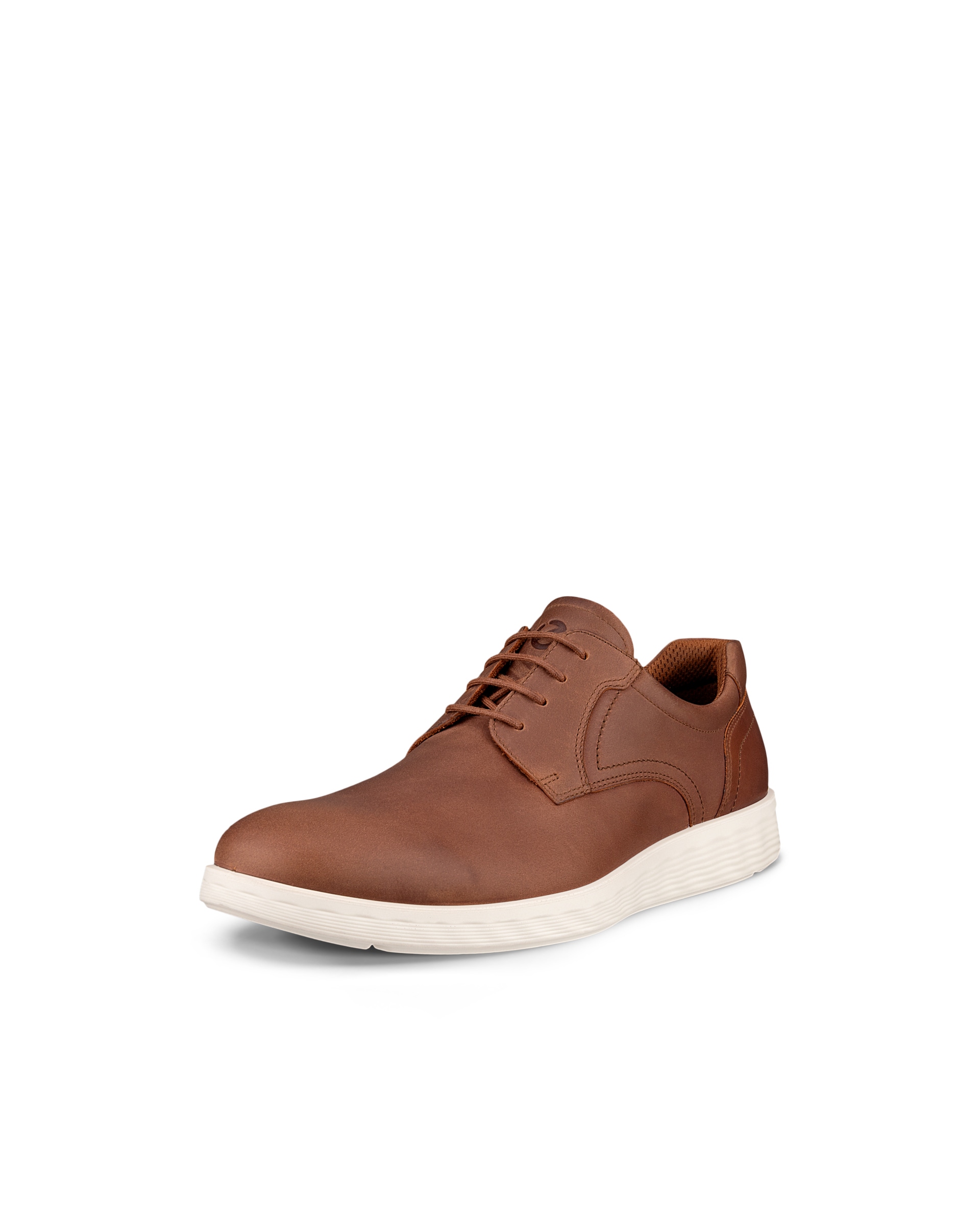 ECCO® S Lite Hybrid derbies en nubuck pour homme - Brun - Main