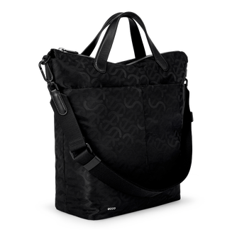 ECCO® Wave Leather Tote Bag - Black - Main