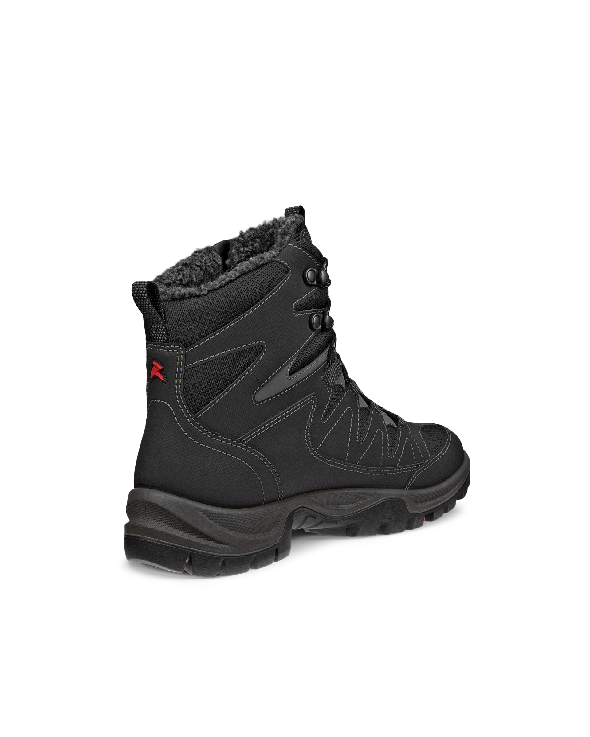 Men's ECCO® Xpedition III Gore-Tex Mid-Cut Outdoor Boot - Black - Back