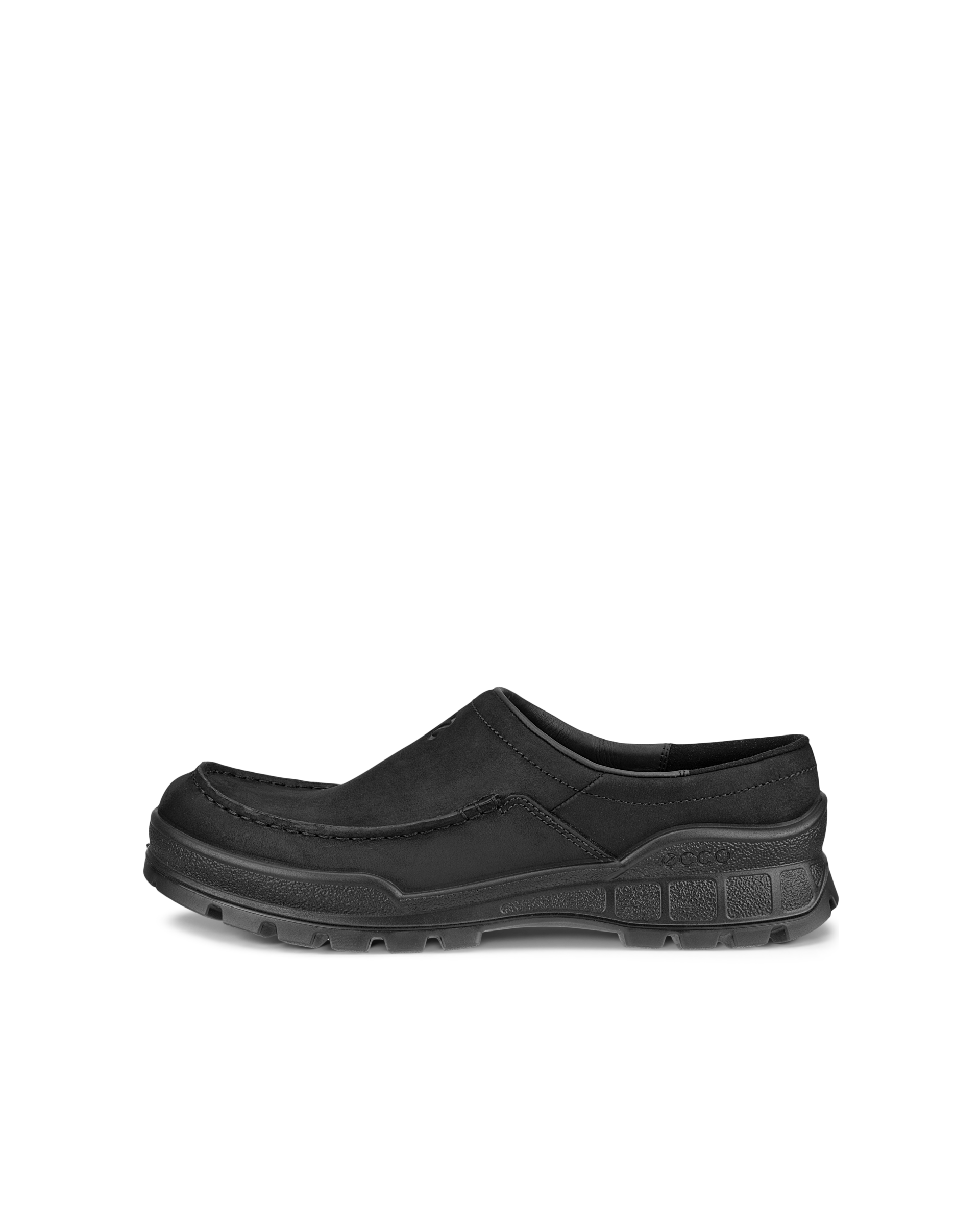 Men's ECCO® Track 25 Nubuck Clog - Black - Outside