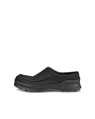 Men's ECCO® Track 25 Nubuck Clog - Black - Outside