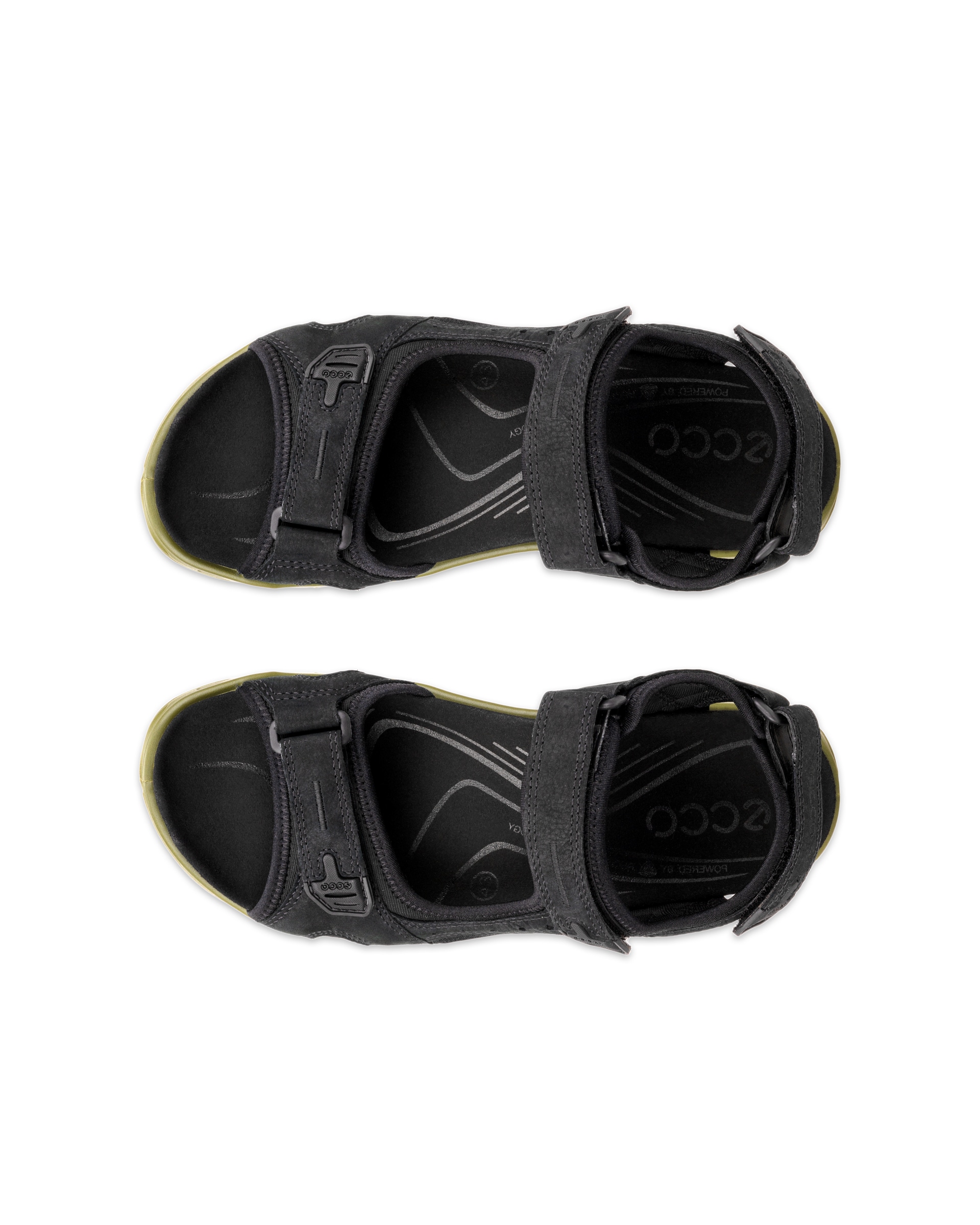 ECCO OFFROAD MEN'S SANDAL - Black - Top left pair