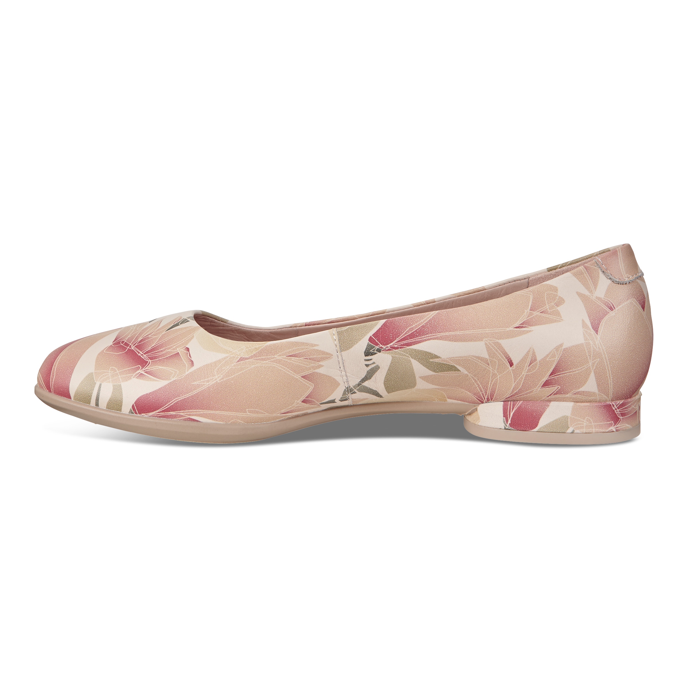 ECCO Anine Women's Ballerina Shoes - Pink - Inside