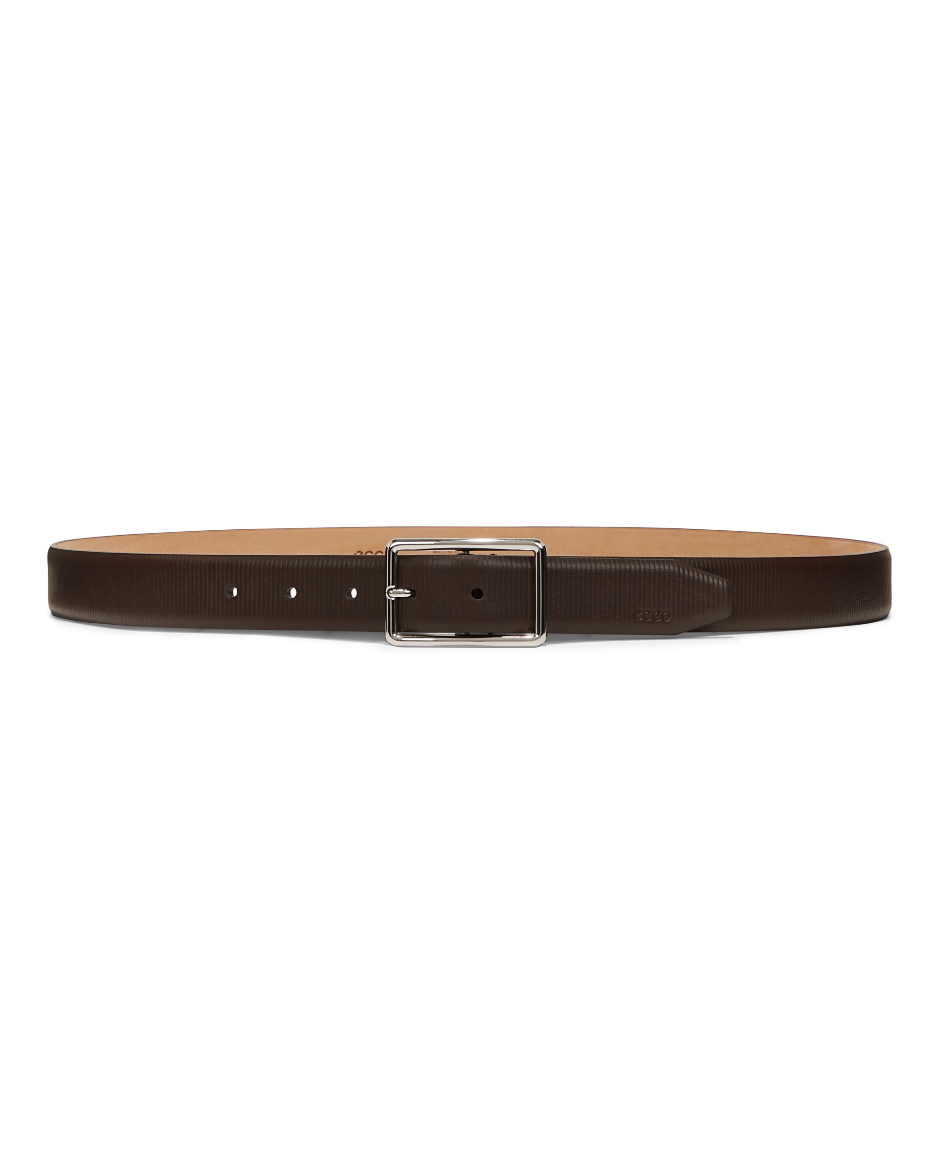 ECCO ITALIAN TEXTURED BELT - Brown - Main