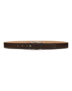 Men's ECCO® Leather Belt - Brown - Main