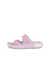 ECCO Cozmo Women's 2-strap Slide Sandal - Pink - Outside