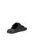 Men's ECCO® Cozmo Leather Two-Strap Sandal - Black - Back