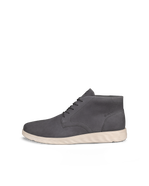 Men's ECCO® S Lite Hybrid Gore-Tex Chukka Boot - Grey - Outside