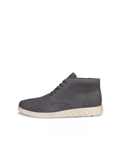 Men's ECCO® S Lite Hybrid Gore-Tex Chukka Boot - Grey - Outside