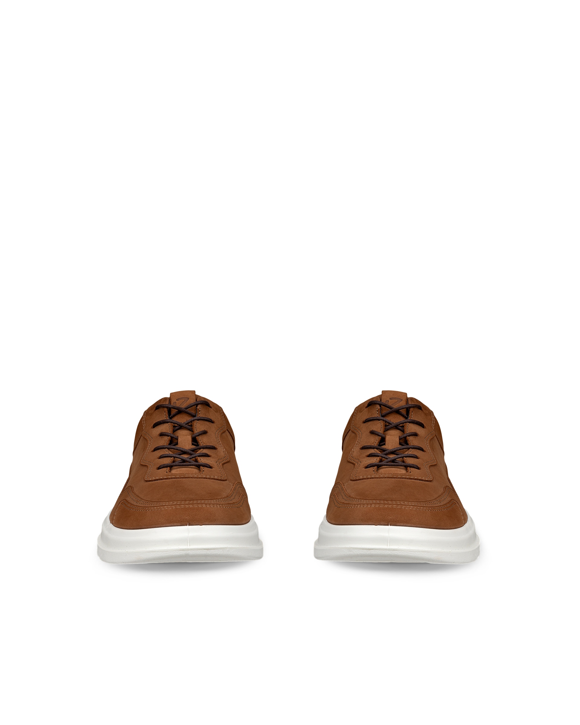 Men's ECCO® Day Nubuck Sneaker - Brown - Front pair