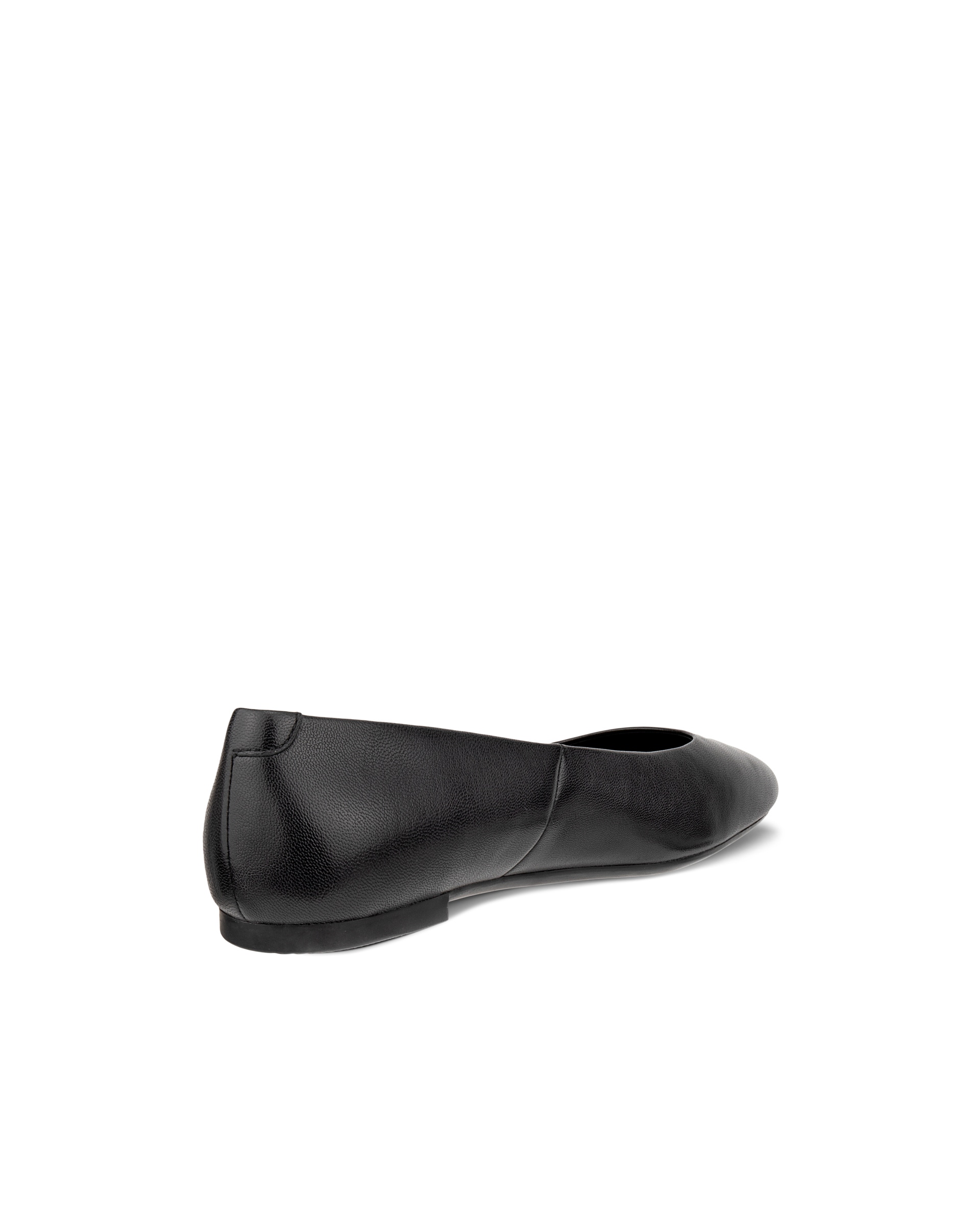 Women's ECCO® Margot Leather Ballerina - Black - Back