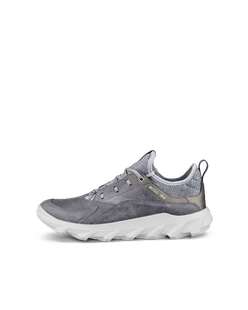 Women's ECCO® MX Low Nubuck Outdoor Sneaker - Grey - Outside