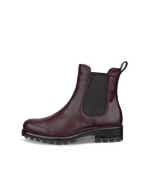 Women's ECCO® Modtray Leather Chelsea Boot - Purple - Outside