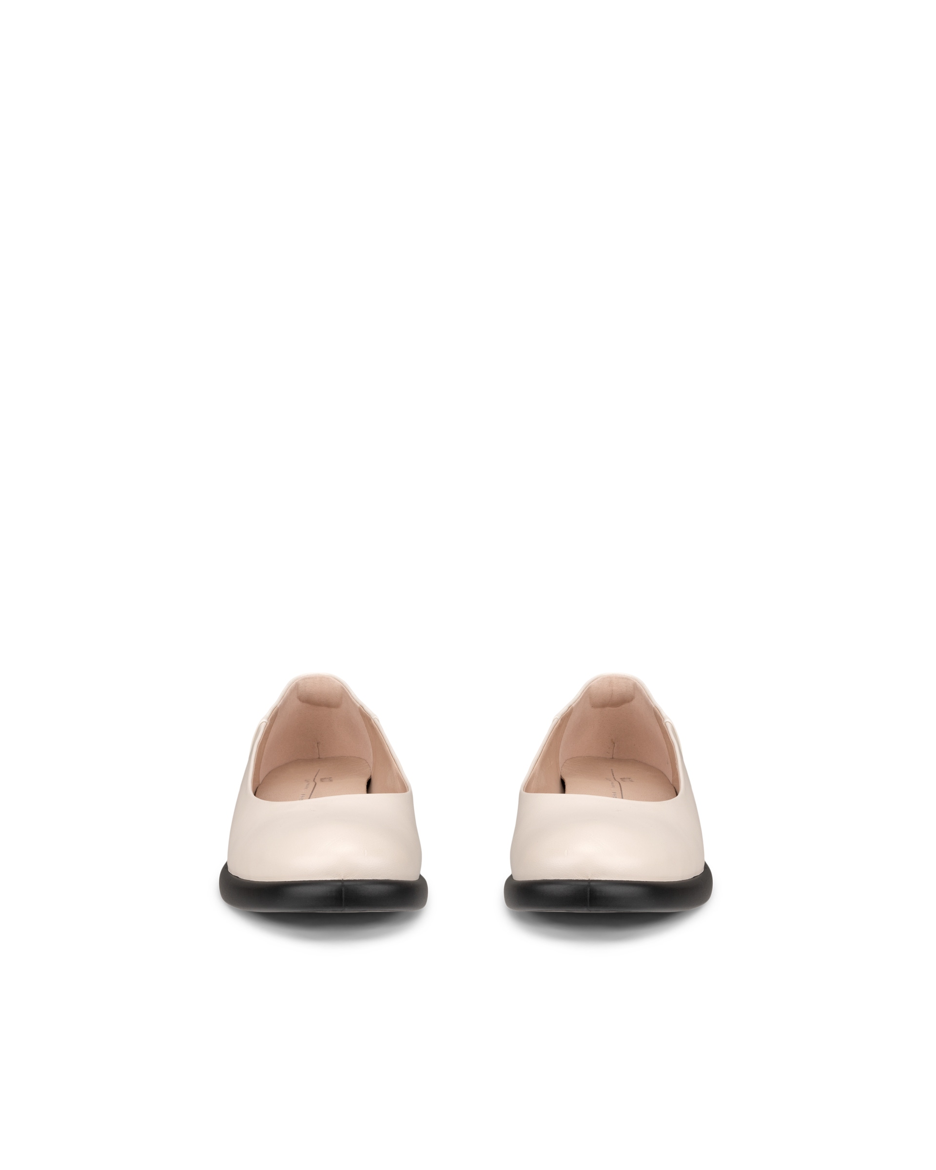 ECCO® Sculpted LX ballerines en cuir pour femme - Beige - Front pair