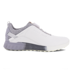 Zapatos golf de piel Gore-Tex ECCO® Golf S-Three para mujer - Blanco - Outside