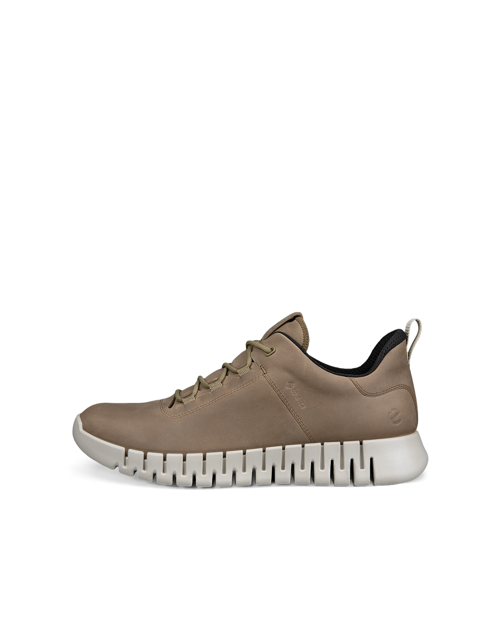 Men's ECCO® Gruuv Nubuck Gore-Tex Sneaker - Brown - Outside