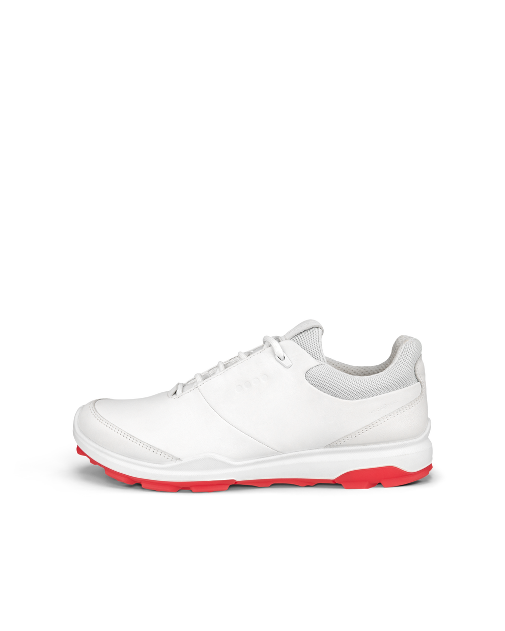 Women's ECCO® Golf BIOM Hybrid 3 Leather Shoe - White - Outside