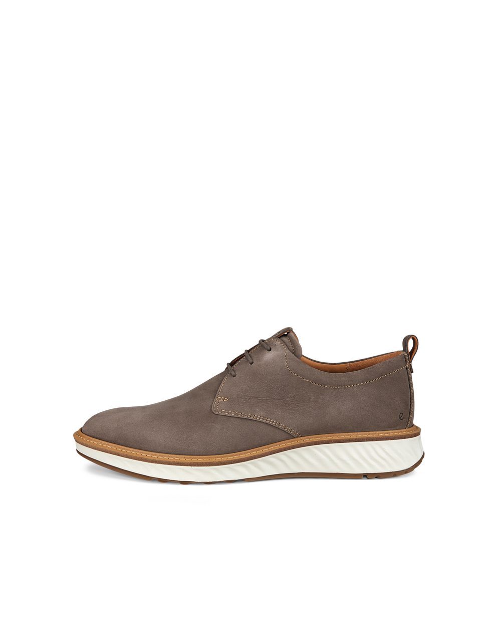 Men's ECCO® St.1 Hybrid Nubuck Derby Shoe - Brown - Outside