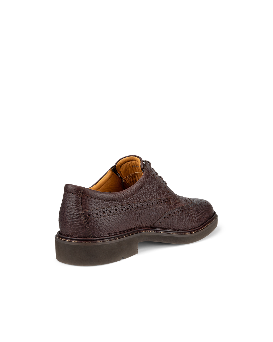 ECCO Men's Metropole London Wingtip Shoes - Brown - Back