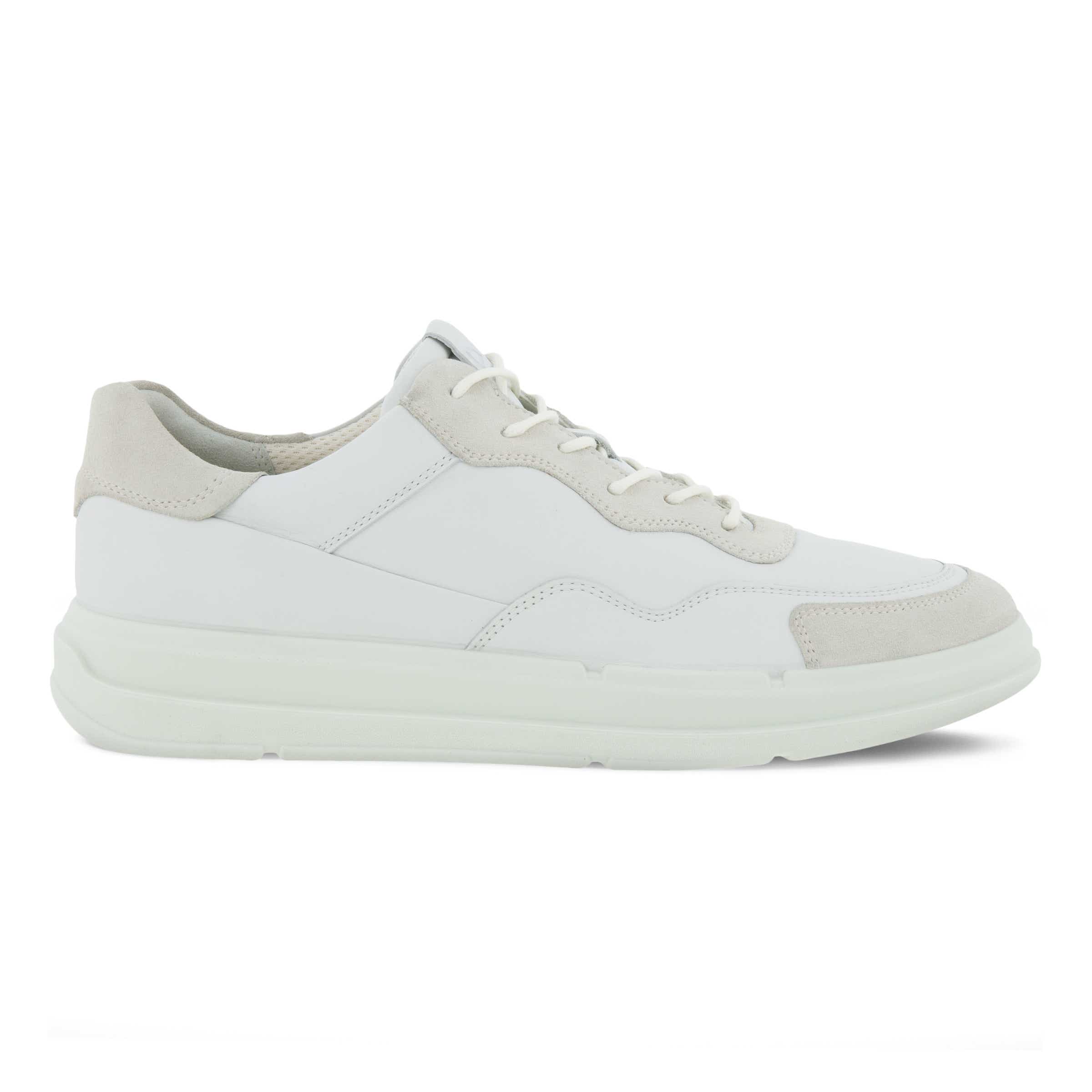 ECCO Soft X メンズ レザースニーカー - 白 - Outside