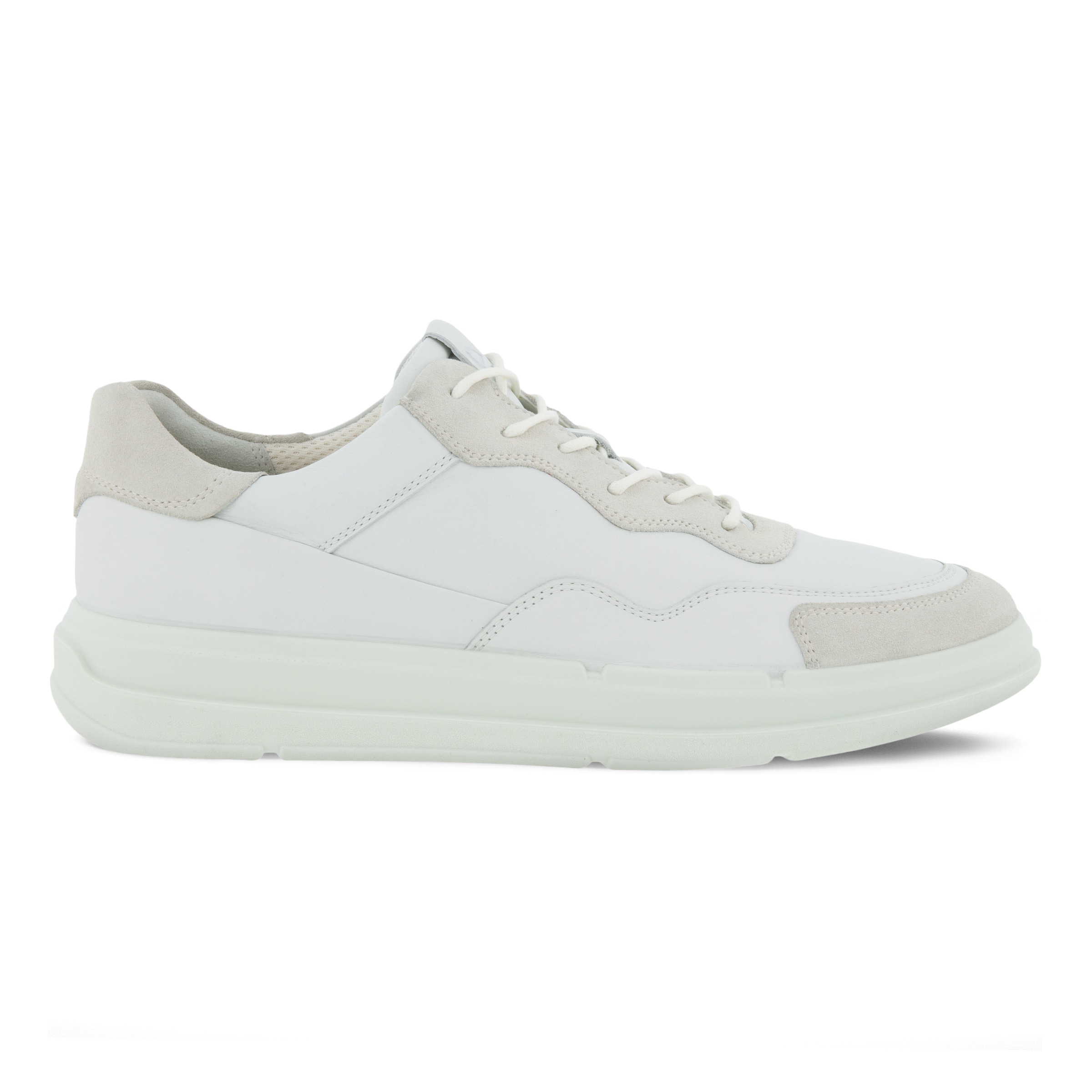 ECCO Soft X メンズ レザースニーカー - 白 - Outside