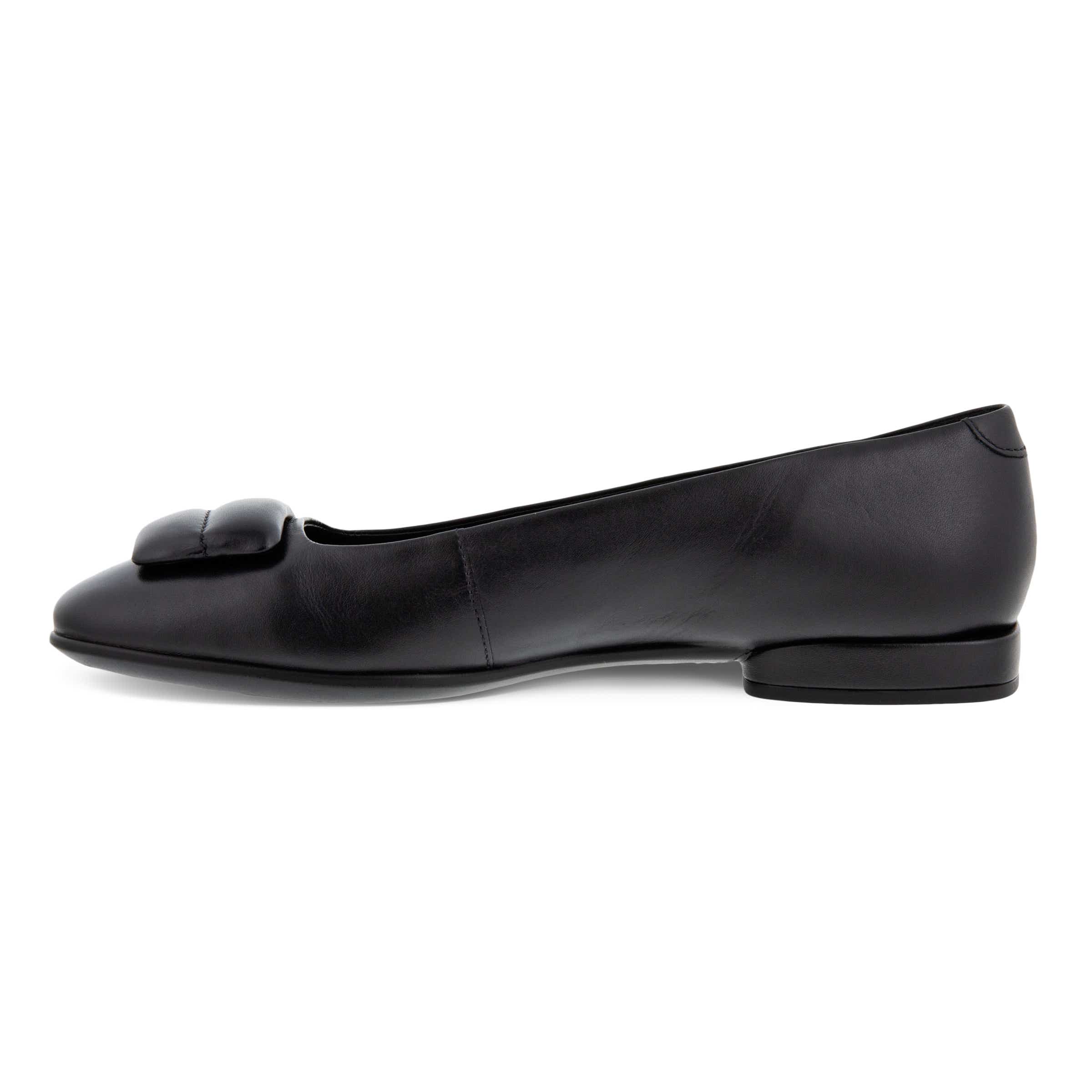 Bailarinas de piel ECCO® Anine Squared para mujer - Negro - Inside