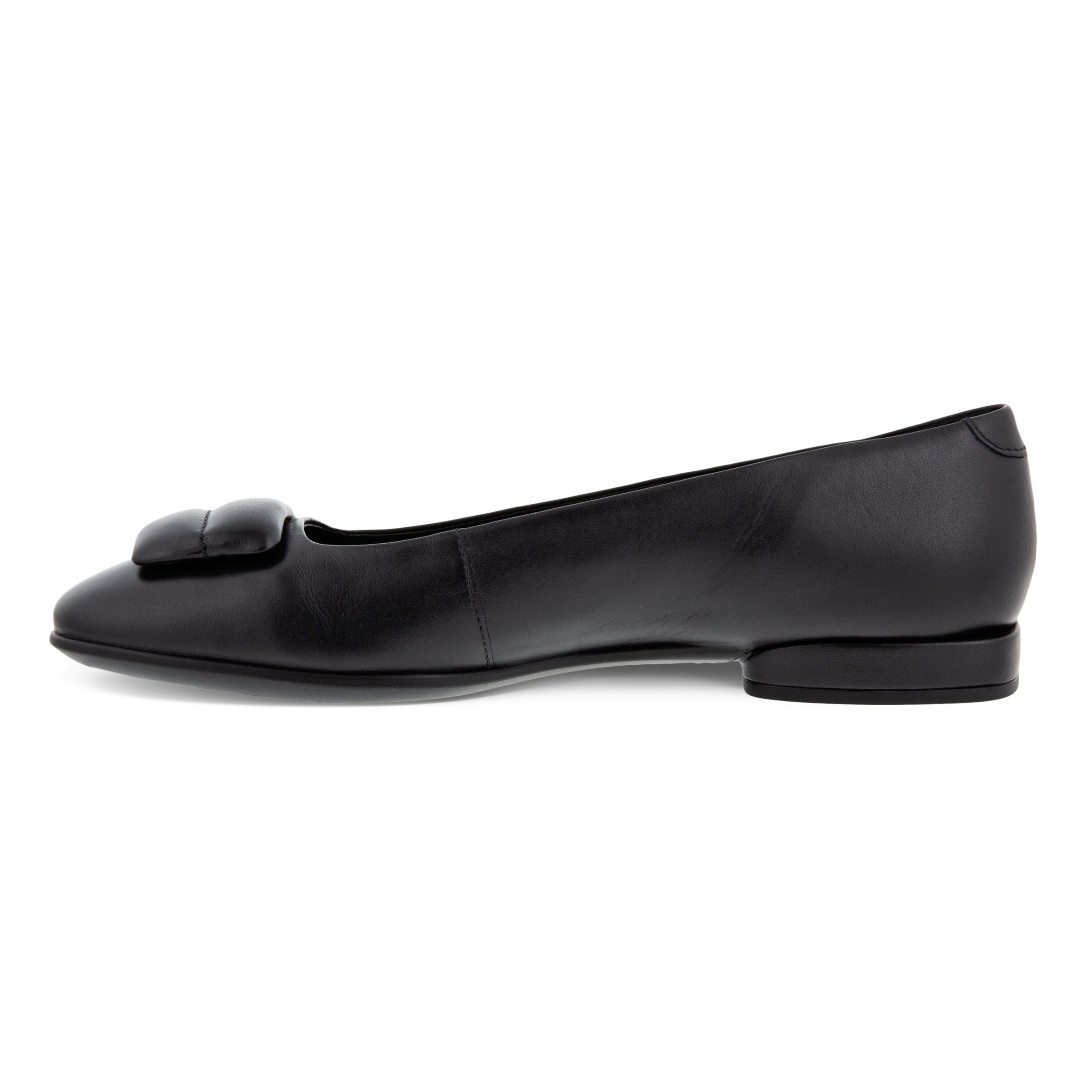 Bailarinas de piel ECCO® Anine Squared para mujer - Negro - Inside