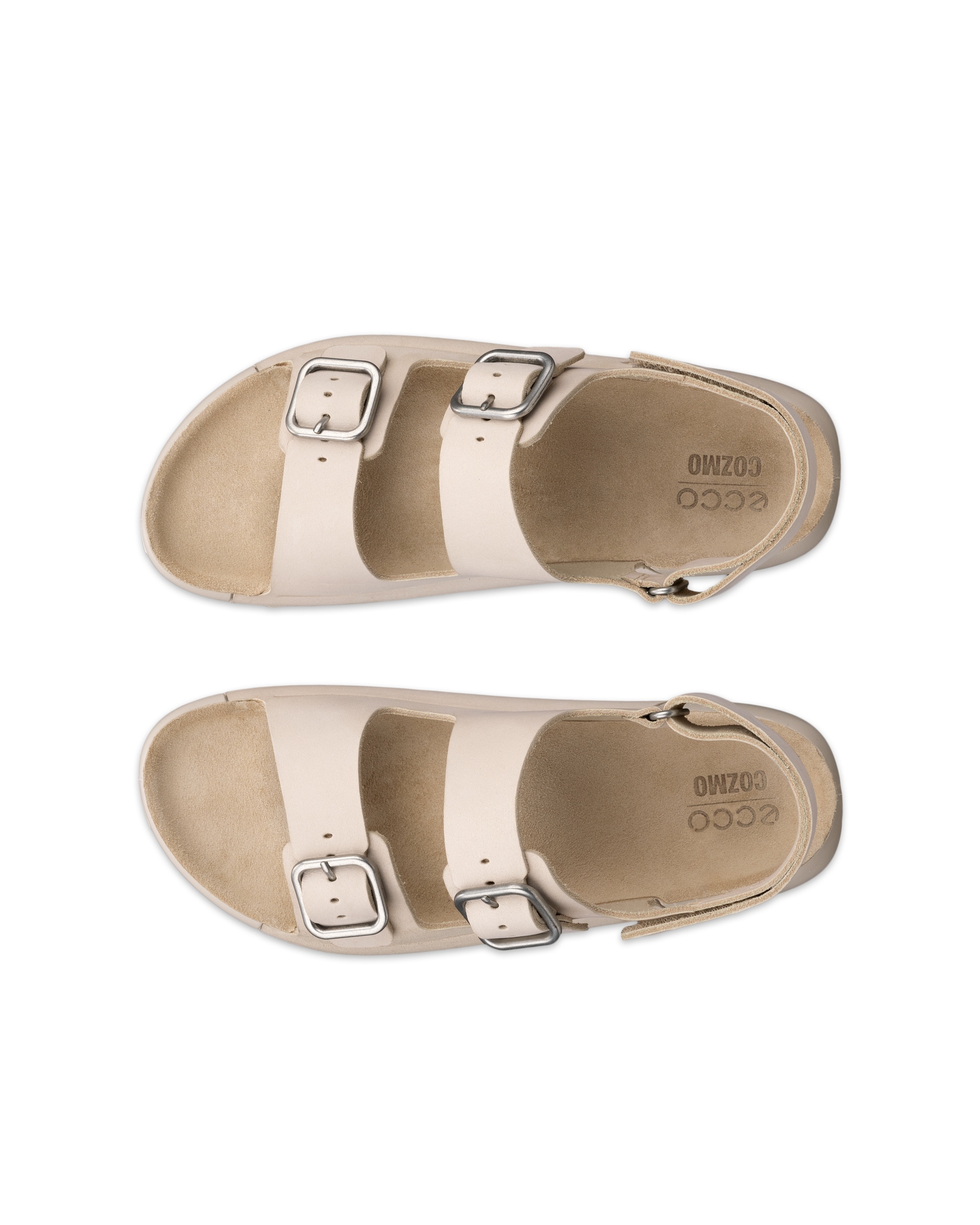 ECCO COZMO WOMEN'S SANDAL - Beige - Top left pair