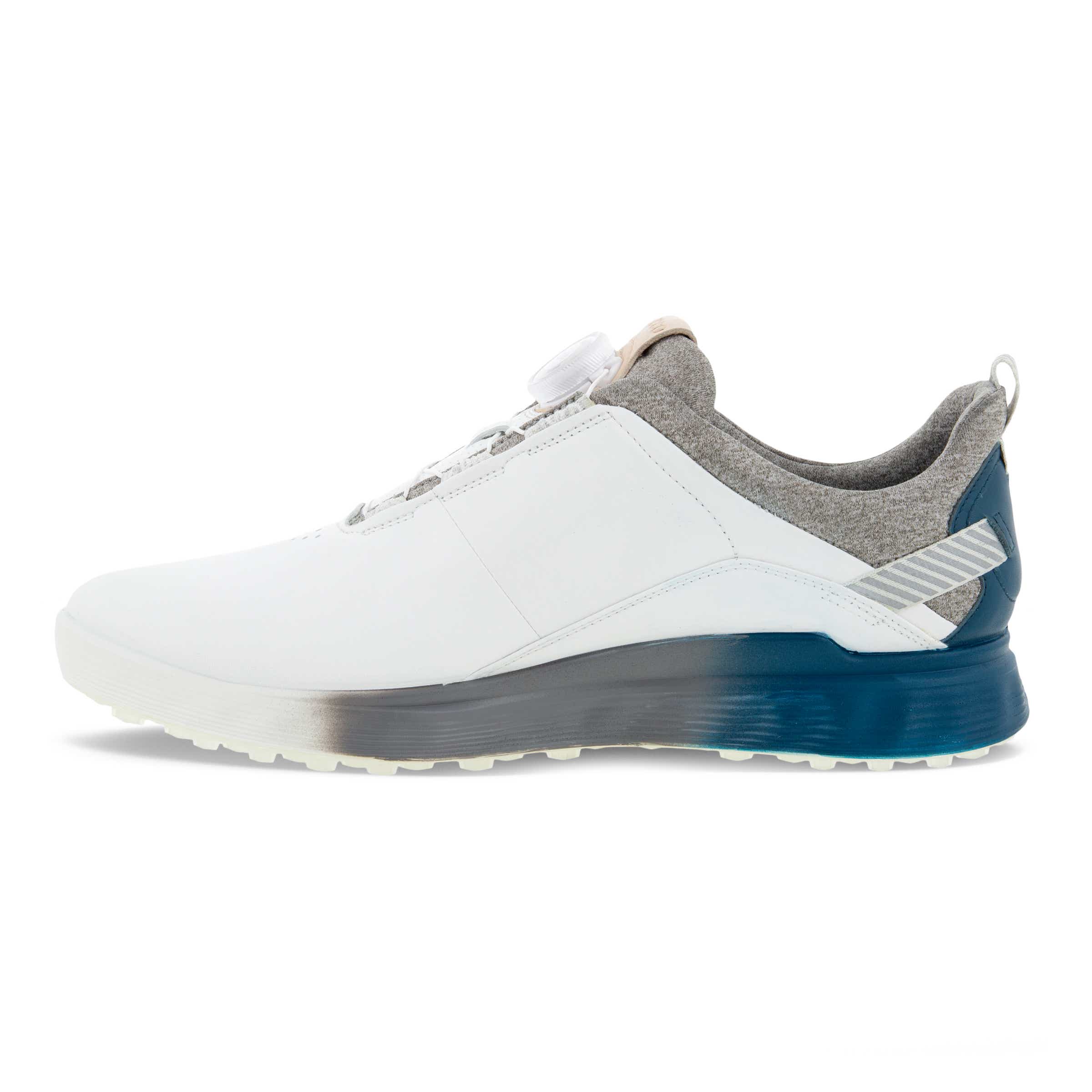 ECCO Golf S-three Men's Golf Shoe - White - Inside