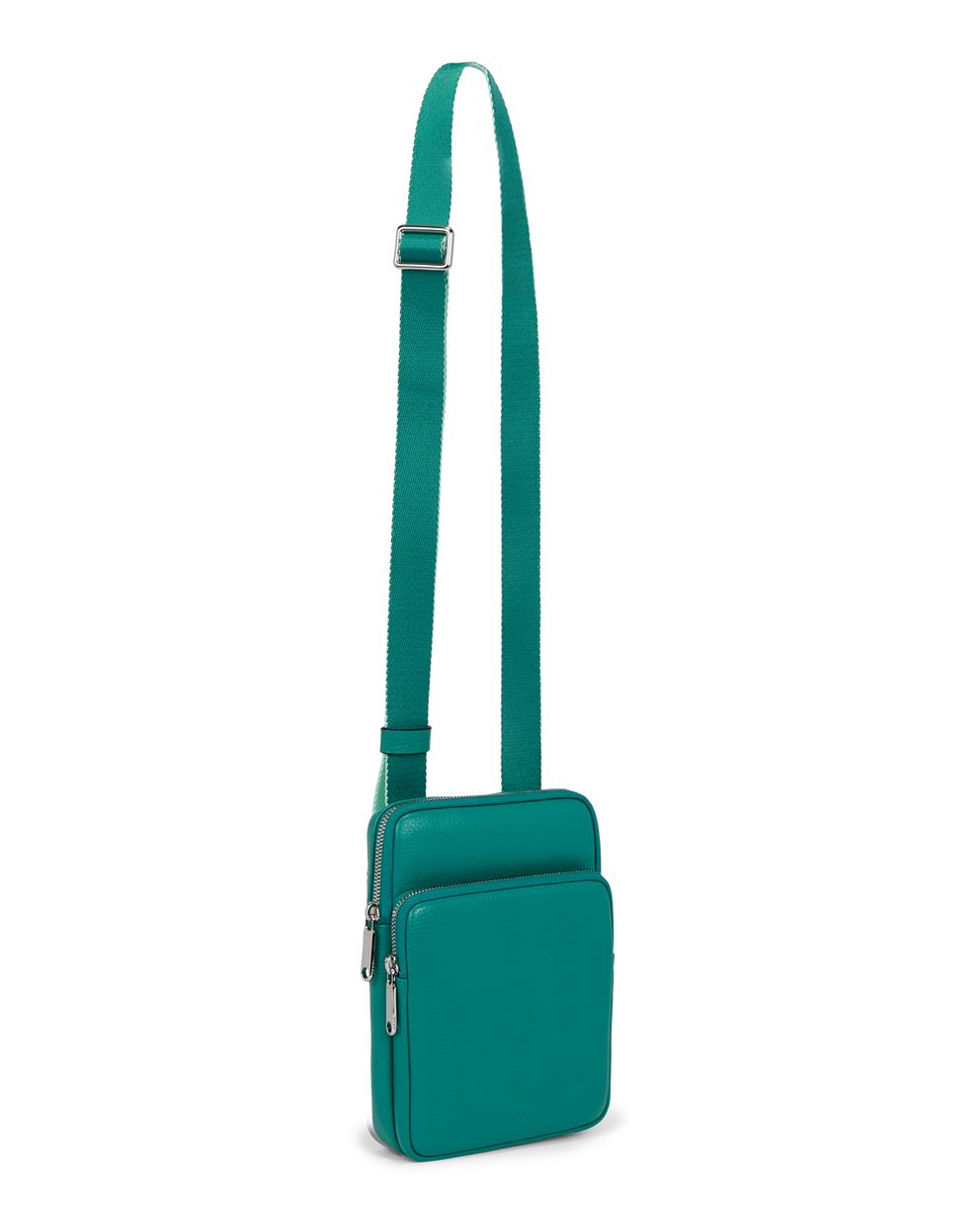 ECCO® Flat Pouch sac bandoulière cuir - Vert - Main