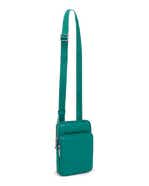 ECCO® Flat Pouch Leather Crossbody Bag - Green - Main