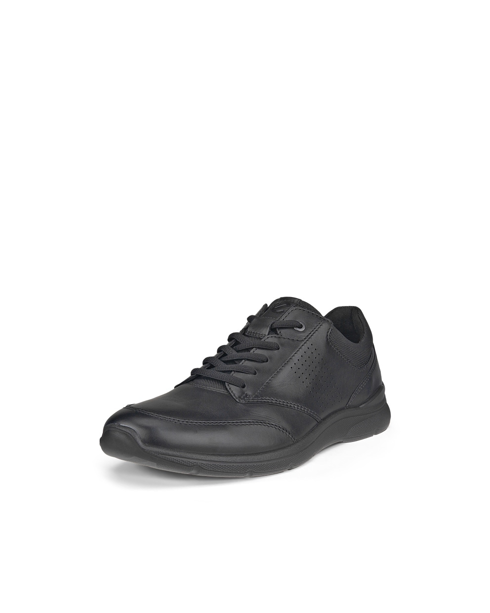 Men's ECCO® Irving Leather Lace-Up Shoe - Black - Main