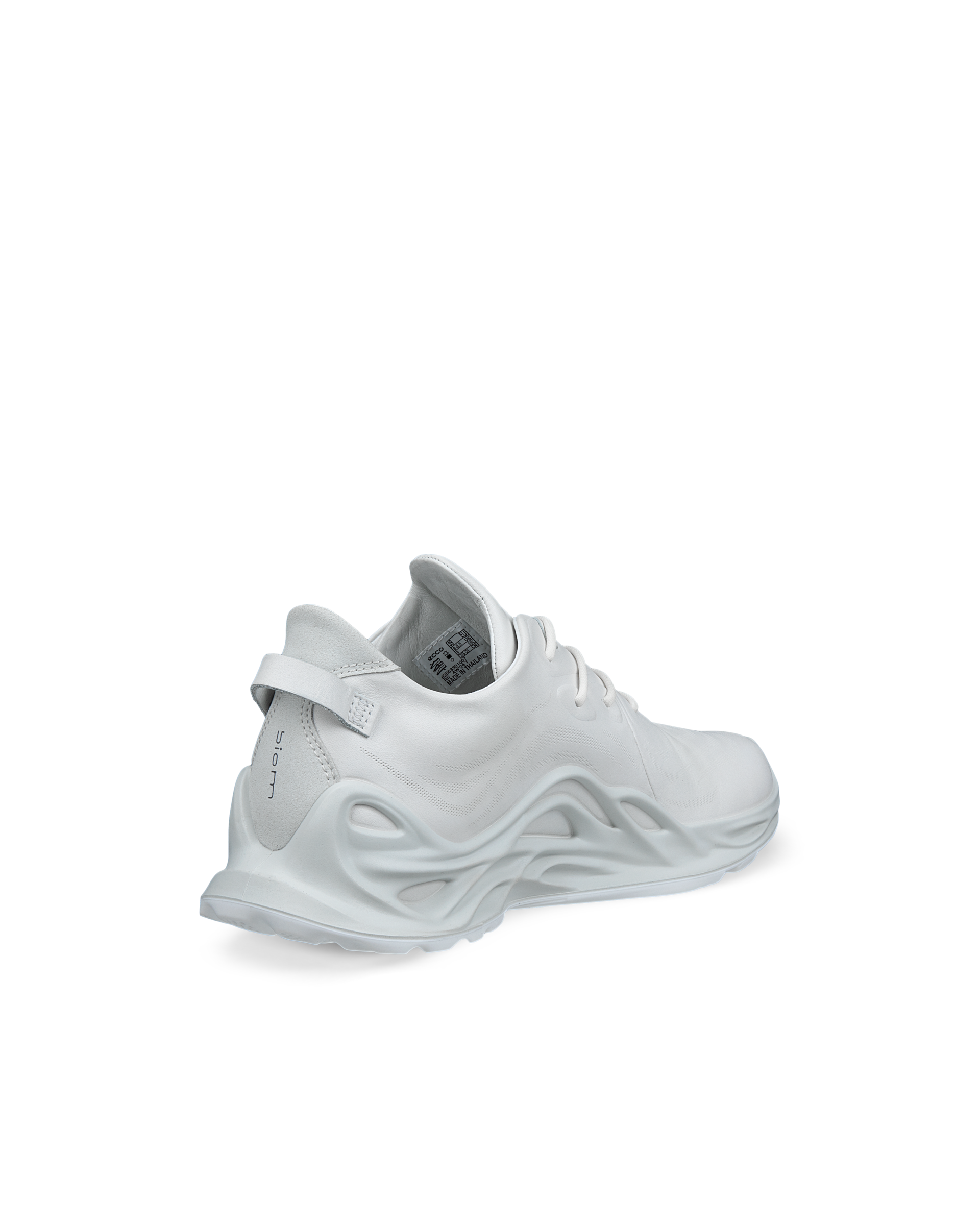 Women's ECCO® BIOM Infinite Leather Sneaker - White - Back