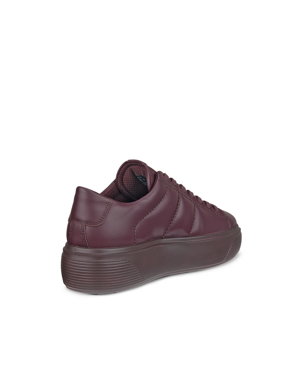 ECCO® Street Platform baskets à plateforme en cuir pour femme - Violet - Back