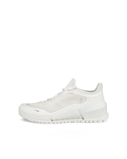 Women's ECCO® Biom 2.0 Textile Sneaker - White - Outside