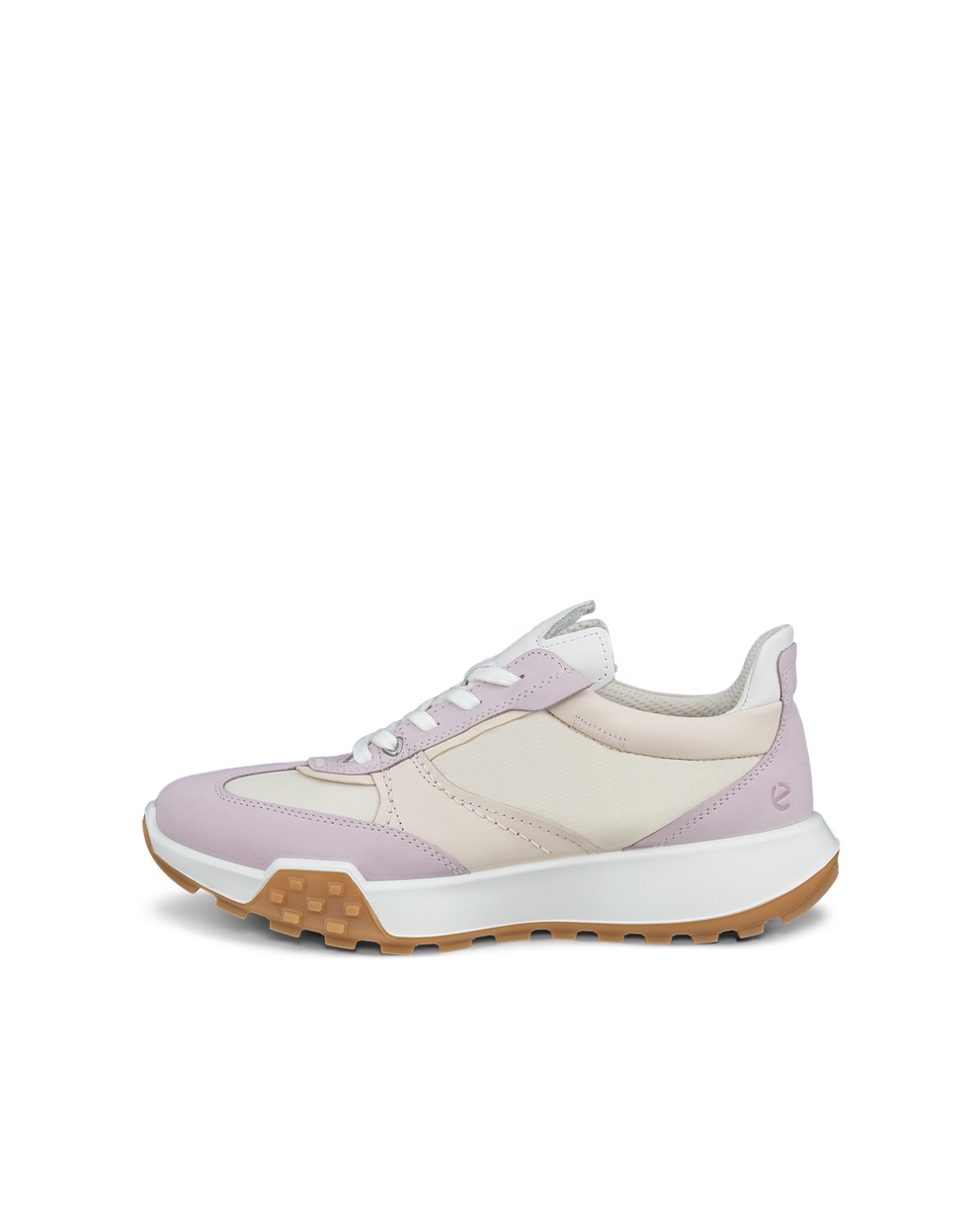 Women's ECCO® Retro Leather Sneaker - Multicolor - Outside