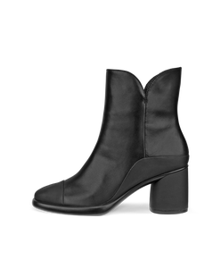 Women's ECCO® Sculpted LX 55 Leather Mid-Cut Boot - Black - Outside