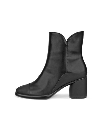 Botas de caña media de piel ECCO® Sculpted LX 55 para mujer - Negro - Outside