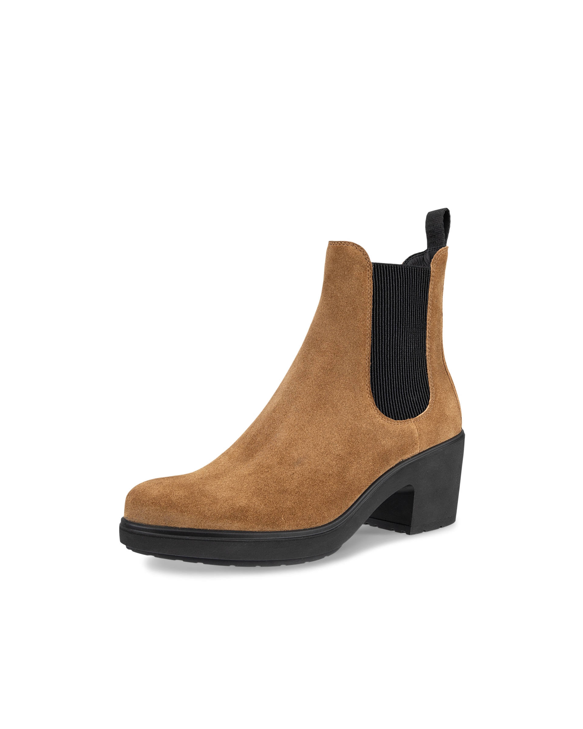 Women's ECCO® Metropole Zurich Suede Chelsea Boot - Brown - Main