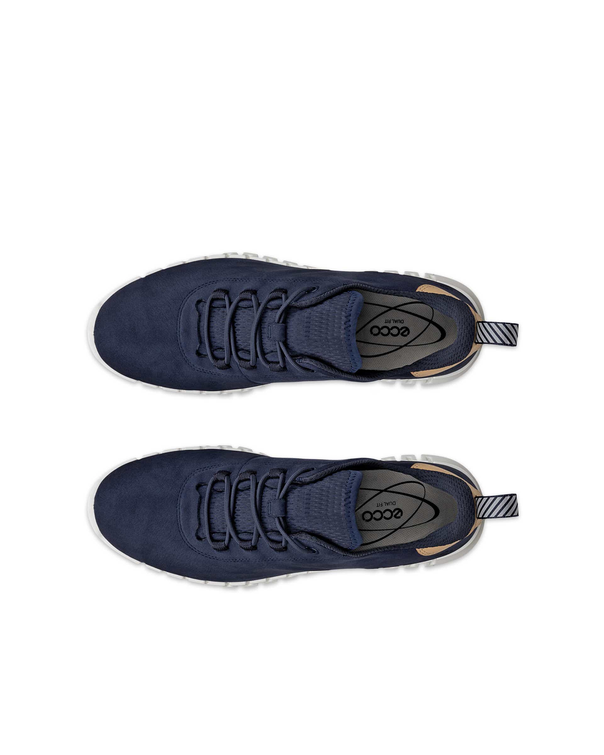 Dámske nubukové tenisky ECCO® GRUUV - Modrá - Top left pair