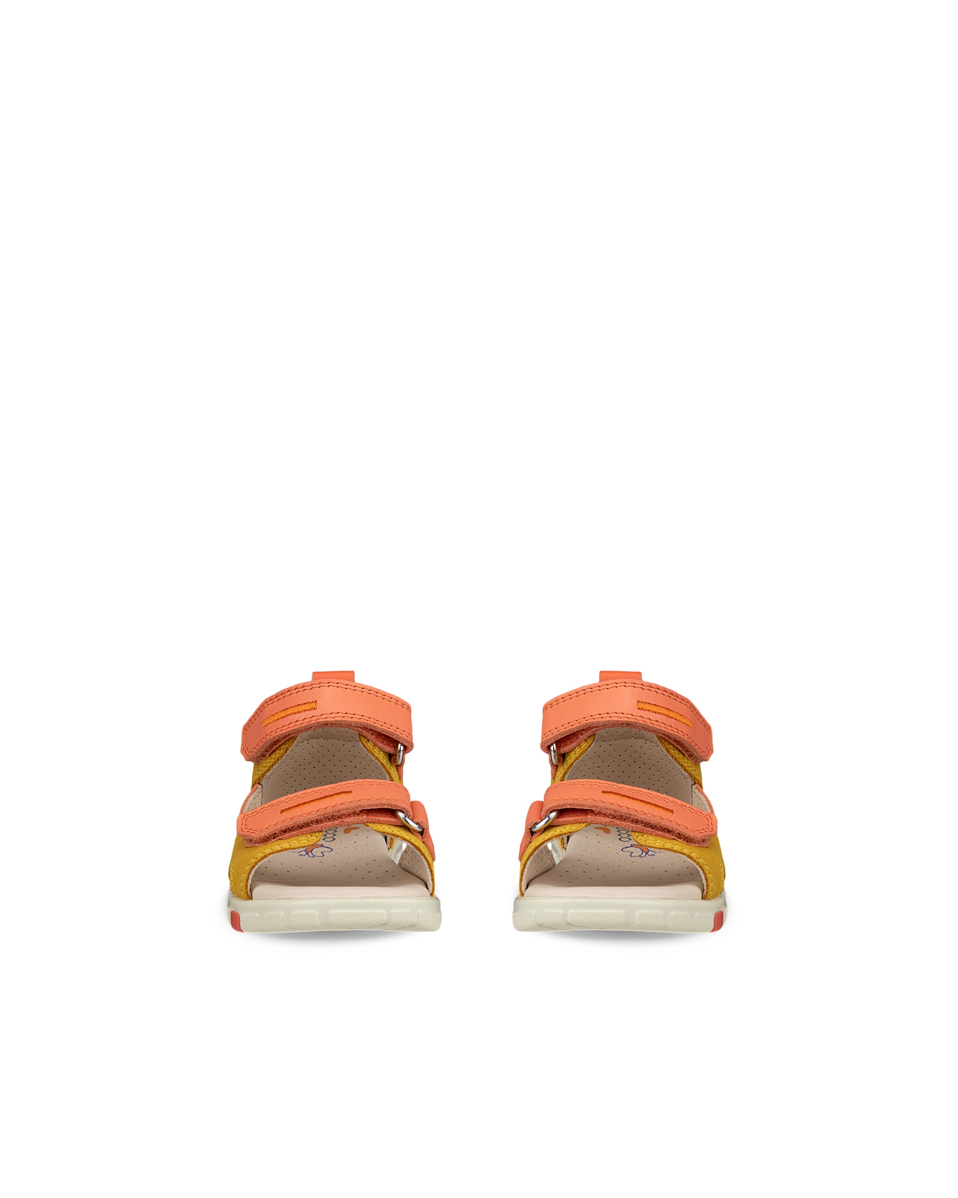 ECCO® Mini Stride nubukist sandaal lastele - Oranž - Front pair