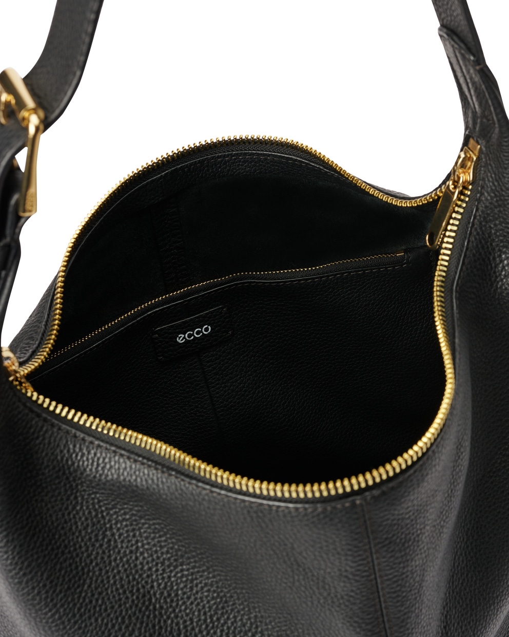 ECCO HOBO BAG MEDIUM - Black - Inside