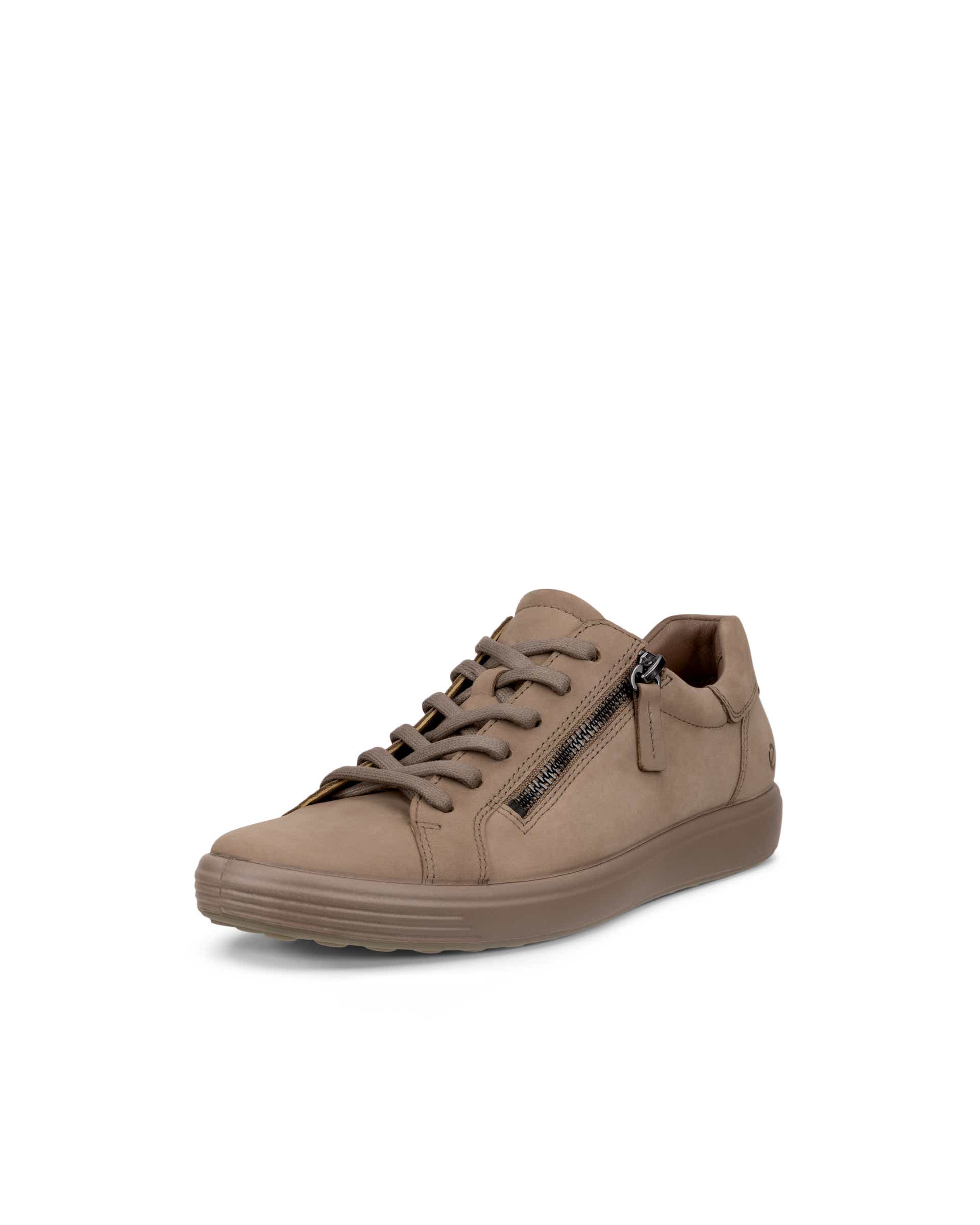 Dámské nubukové tenisky ECCO® SOFT 7 - Hnědá - Main