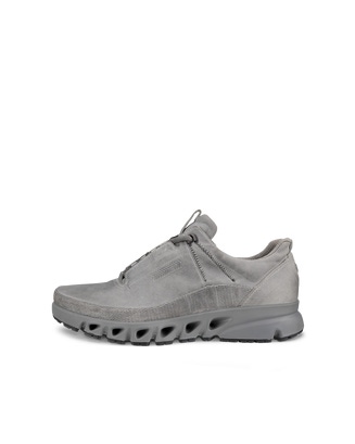 Men's ECCO® Multi-Vent Nubuck Gore-Tex Shoe - Grey - Outside