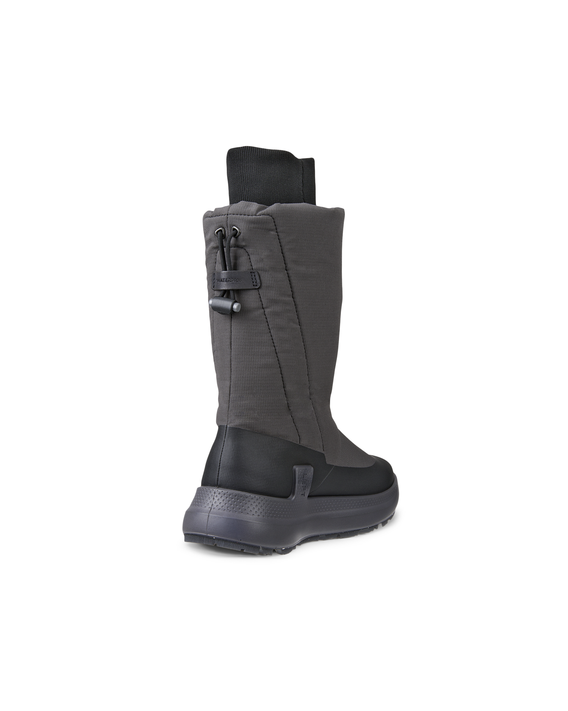 ECCO® Solice bottes d'hiver imperméable en toile pour femme - Gris - Back