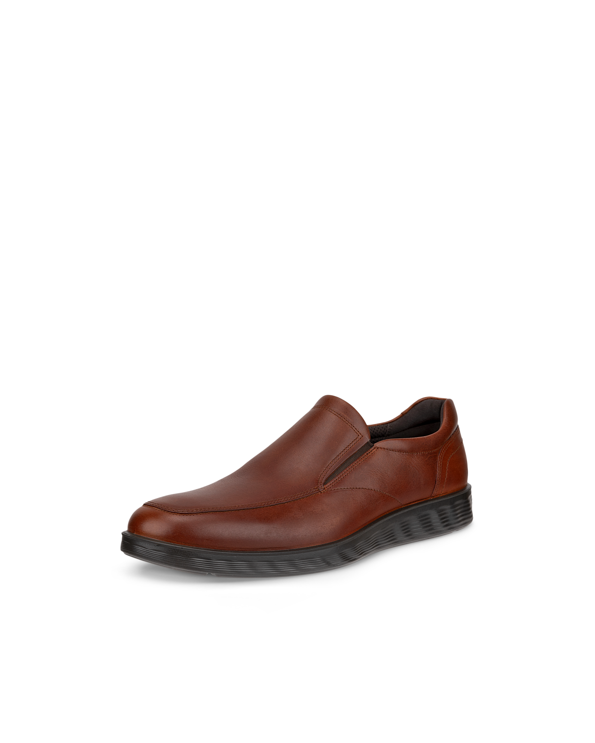 Men's ECCO® S Lite Hybrid Leather Slip-On Dress Shoe | Black