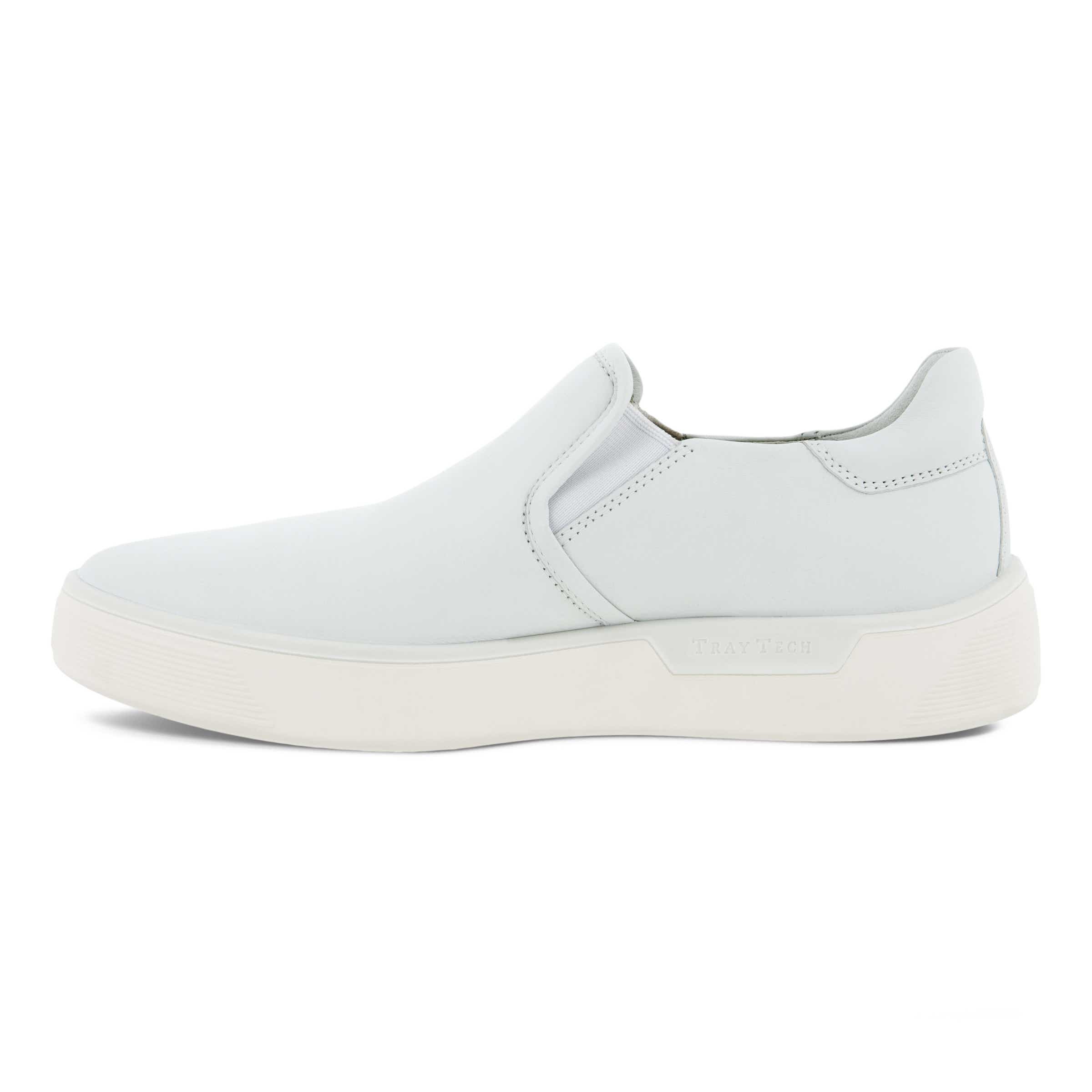 ECCO Street Tray ウィメンズ レザースリッポンスニーカー - White - Inside